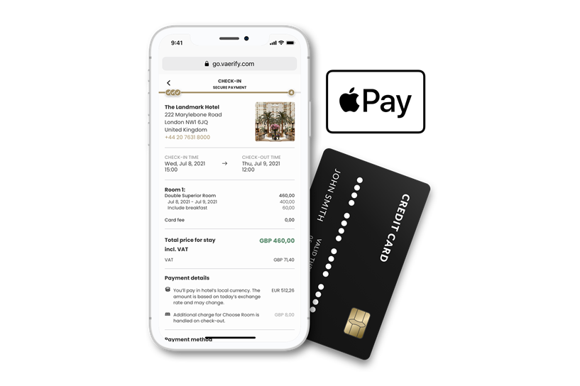 Payment in AeroGuest app