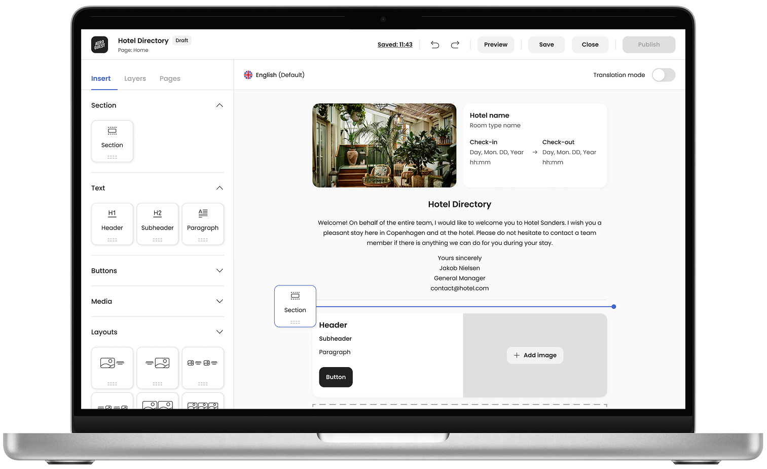 Hotel Directory Builder