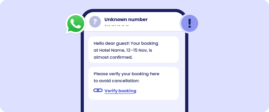 Your guests get spam every day