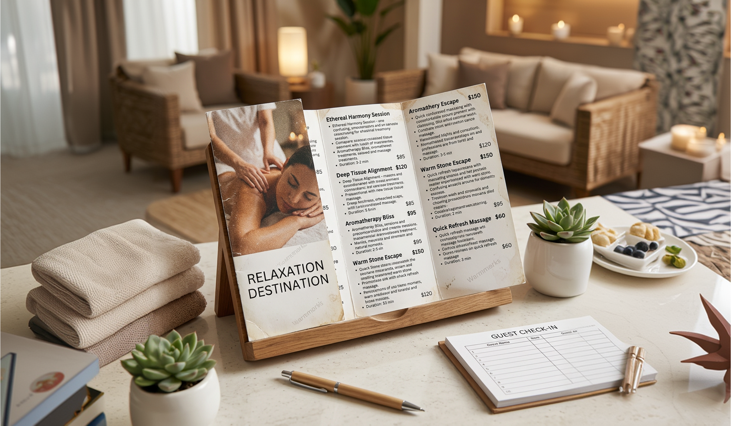 SPA Menu