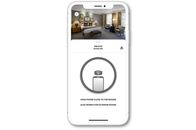Digital key in app