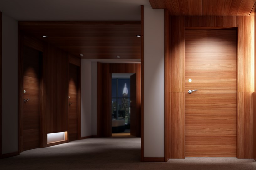 Hotel corridor